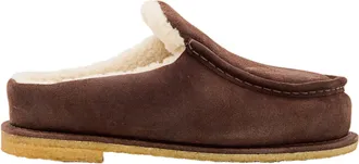 J.W.Anderson Suede Slip-On Mules With Cozy Fur Lining