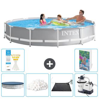 Intex Piscina Prism Frame Redonda - 366x76 Cm - 7-piezas S12