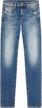 Diesel 2019 D-Strukt lichtblauwe jeans met gescheurde wassing