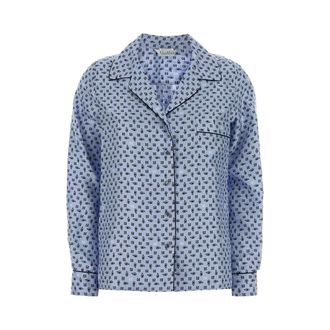 Max Mara Shirts, female, Blue, Size: 2XS Disco Shirt