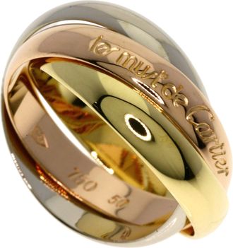 Cartier Yellow Gold (18K) Pink Gold (18K) White Gold (18K) Band Ring (Pre-Owned)