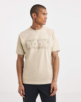 HUGO BOSS Globe Graphic Logo T-Shirt