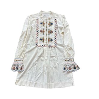 Isabel Marant Dames, Jurken, Beige, Maat: 2XS