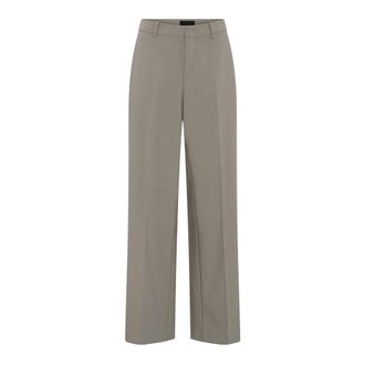 C.Ro Broeken, Dames, Beige, XL, Wijde pijpen broek