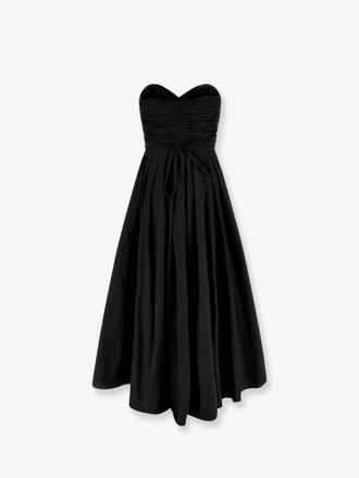Pinko Womens Dress Dattero Taffeta Black Polyester