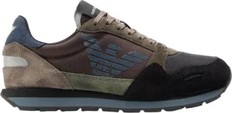 Emporio Armani Heren, Schoenen, Bruin, Maat: 41 1/2 EU Leer