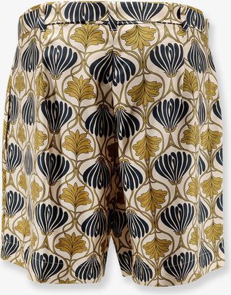 Max Mara Womens Multicolor Silk Shorts