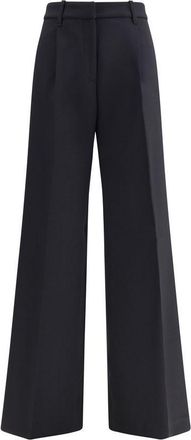 True Royal Womens Wide Leg Pants - Black Wool - Size EU 40 (Womens)