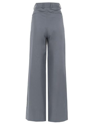 Pantaloni Torino Stretch Gabardine Cotton Trousers - Gray