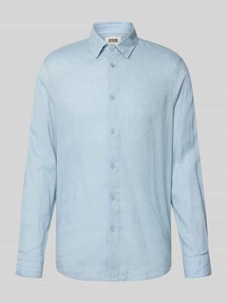 Drykorn Drykorn Slim Fit Freizeithemd aus Leinen-Baumwoll-Mix Modell RAMIS in Hellblau, Gr&ouml;&szlig;e XXL