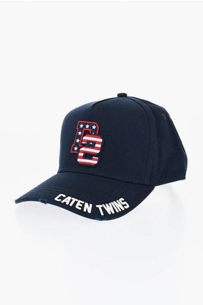 Dsquared2 Cotton Baseball Cap with Embroidered Monogram size One Size