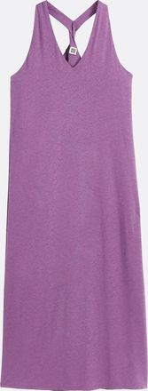 La Redoute Collections Mouwloze lange jurk van linnen en viscose