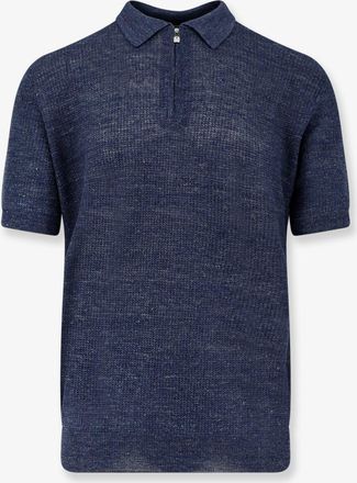 Corneliani Polo in misto lino e seta - CORNELIANI - gender_Man