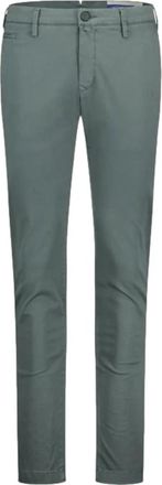 Jacob Cohen Bobby Chino Broek - Heren - Slim Fit Broeken - Groen - 4XS - Katoen - Broeken