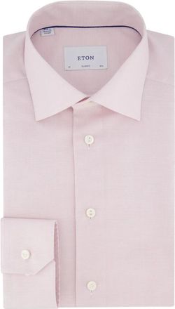 Eton Overhemden, Heren, Roze, 3Xl, Katoen, Klassieke Fit Roze Zakelijk Overhemd