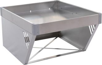 Hhg Garaje Para Robot Cortac&eacute;sped Con Jardinera Hhg-826, Techo Para Cortac&eacute;sped De Metal 40 X 60 X 70 Cm, Acero Inoxidable