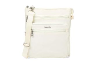 Baggallini Out and About Crossbody Cross Body Womens Handbags White, Nylon