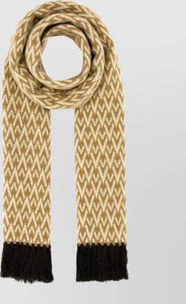 Valentino Garavani embroidered wool scarf