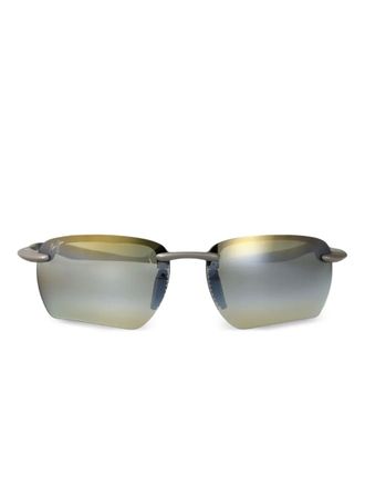Maui Jim rimless hookipa ultra g sunglasses - men - Acetate - 63 - Gold
