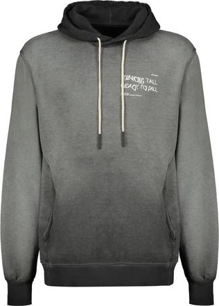ISO.POETISM Hooded Sweatshirt - Heren - Hoodies - Grijs - L - Katoen - Hoodies & sweatvesten