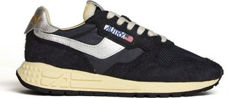 Autry Dynamic Low-Top Sneakers In Suede, Nylon, And Mesh