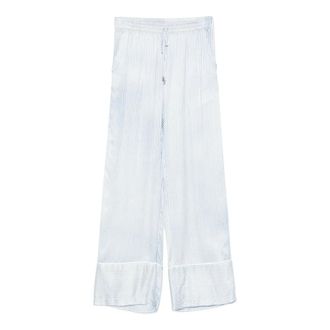 Ermanno Scervino Wide Trousers, female, Multicolor, Size: S Mfb33 Pantalone