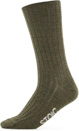 Stoic Merino Basic Rib Socks Heritage Multifunktionssocken - Unisex | oliv