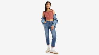 Levi's 501 Crop Jeans - Womens - 23X26 - Blue