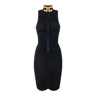 Elisabetta Franchi Mujer, Vestidos, Negro, Talla: L