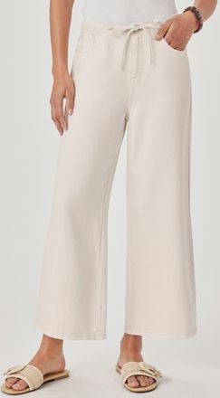 Splendid Lounge Wide Leg Crop Jeans in Moonstone White at Nordstrom, Size X-Small