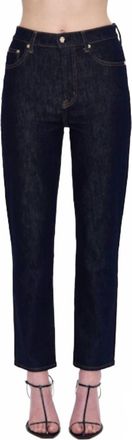 Pistola Denim Bri Ankle High Rise Slim Straight Jean In Nightfall