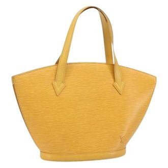 Louis Vuitton Pre-owned Handbags, female, Yellow, Size: ONE SIZE Pre-owned Vintage Epi Shoulder Bag