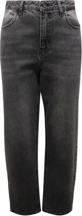 Relish Carla_31 Broeken - Dames - Regular Fit Jeans - Zwart - W26 - Katoen - Jeans