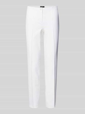 Cambio Cambio Stoffhose mit Ziern&auml;hten Modell ROS in Weiss, Gr&ouml;&szlig;e 34