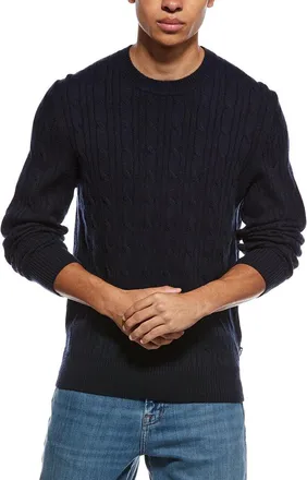 HUGO BOSS Hetico Wool & Cashmere-Blend Crewneck Sweater