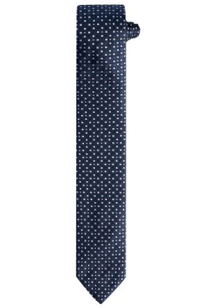 HUGO BOSS Krawatte BOSS H-Tie 7,5 cm, Herren, dunkelblau, Web, Materialmix, gemustert, festlich, Krawatten Krawatte, mit Jacquard-Struktur