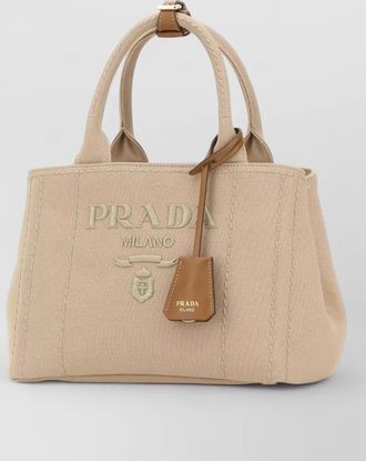 Prada small canvas tote bag