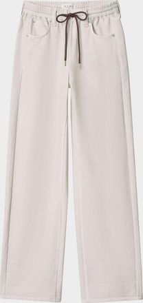Rag & Bone rb Miramar Terry Drawstring Wide-Leg Jeans