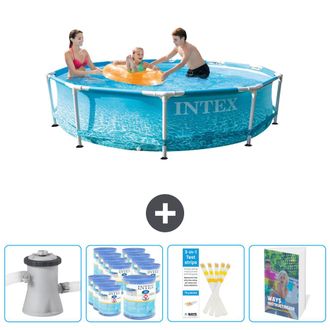 Intex Piscina Con Estructura Redonda - 305x76 Cm - 7-piezas Scb107