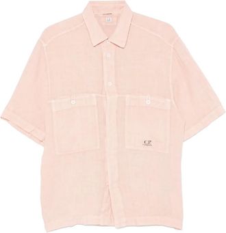 C.P. Company Camicia in lino - Rosa