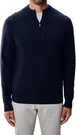 Robert Barakett Gellar Half Zip Sweater in Navy at Nordstrom Rack, Size Xx-Large