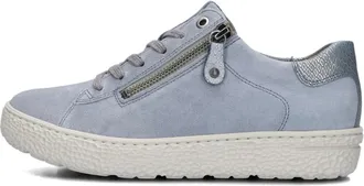 Hartjes Schoenen, Dames, Blauw, 41 EU, Su&egrave;de, Blauwe Su&egrave;de Dames Lage Sneakers