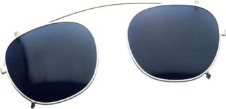 JULIUS TART OPTICAL Clip On X Ar - 48 - Silver Sunglasses