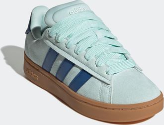 adidas Sneaker ADIDAS SPORTSWEAR GRAND COURT ALPHA, Damen, Gr. 37, gr&uuml;n (halo mint, royal blau, gum10), Leder, Synthetik, Schuhe Sneaker, Design inspiriert v