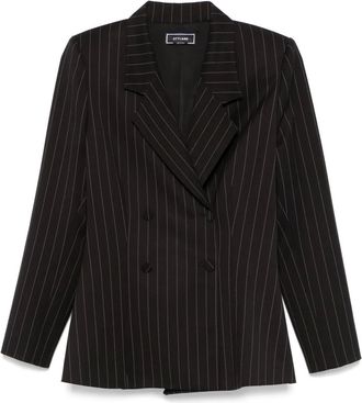 Styland Blazer gessato - Nero