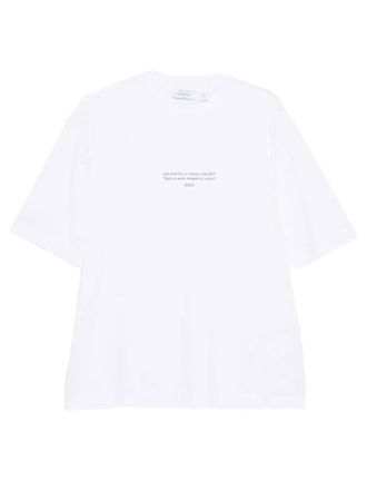 Off-white White Crew Neck T-Shirts