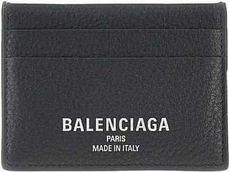Balenciaga Grained leather cardholder Man One Size