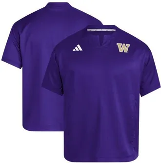 adidas Mens adidas Purple Washington Huskies Dugout Coaches Adizero Notch Neck Pullover Top at Nordstrom, Size Medium