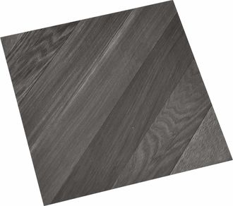 vidaXL Tablones De Suelo Autoadhesivos Raya Gris 30,5 X 30,5 Cm Vidaxl