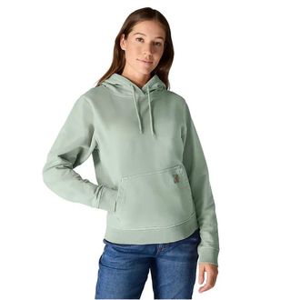 Carhartt Work in Progress Hoodie Womens Green French Terry Relaxed Fit Midweight Pullover JAX1900